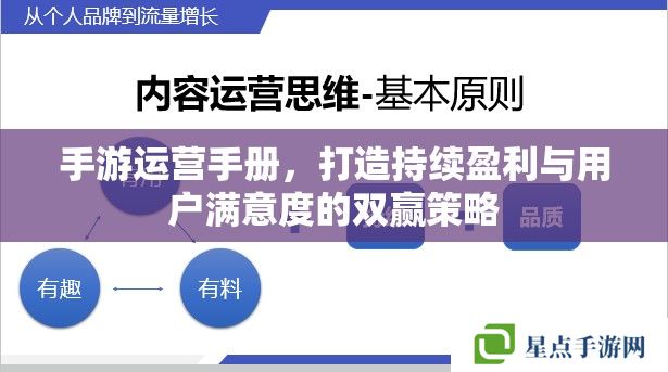 手游运营手册，打造持续盈利与用户满意度的双赢策略