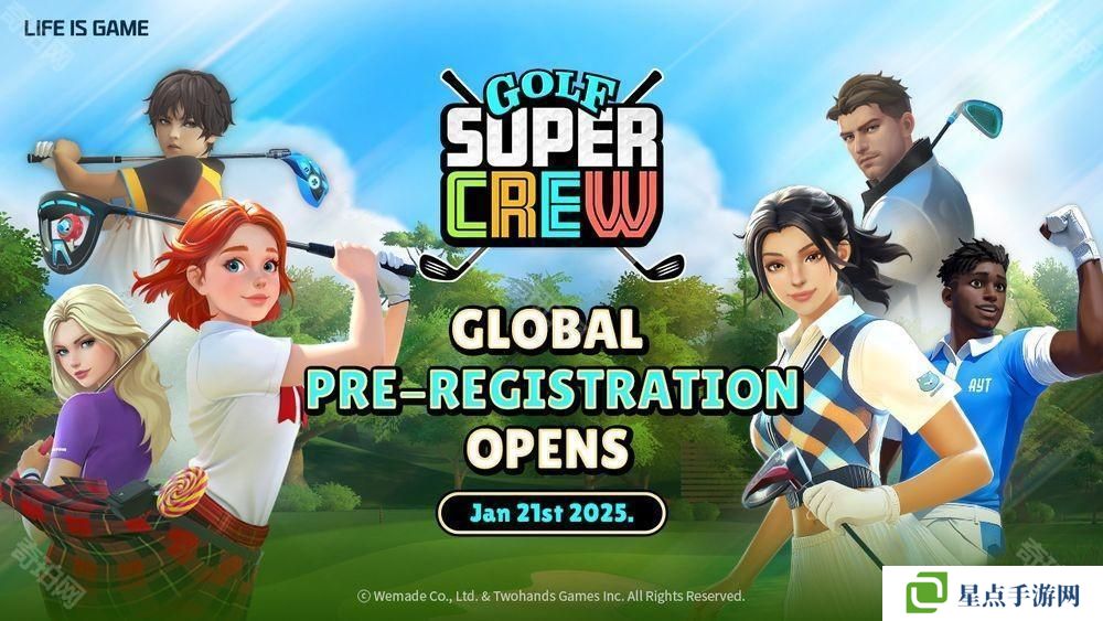 《PangYa》核心成员打造休闲高尔夫游戏《Golf Super Crew》全球事前预约开启